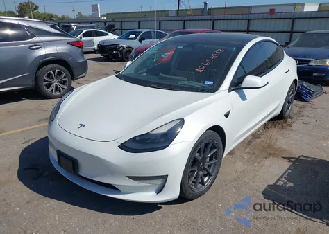 2021 Tesla Model 3 Long Range Dual Motor All-Wheel Drive из США, поврежденный, VIN 5YJ3E1EBXMF984165